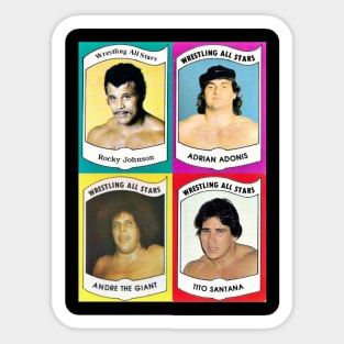 wrestling 90s competition Sticker